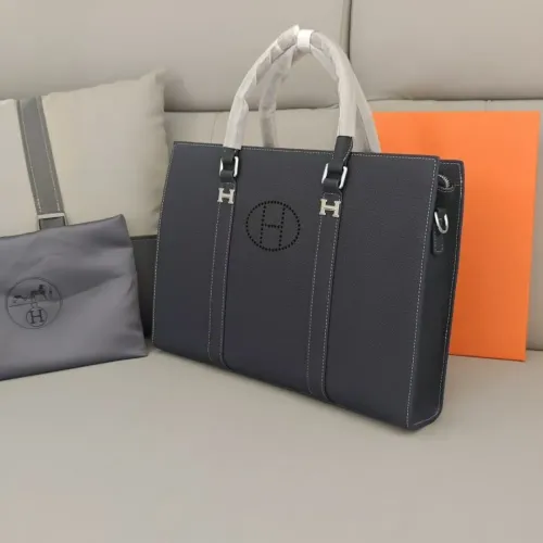 Replica Hermes AAA Man Handbags #1398107 $162.00 USD for Wholesale