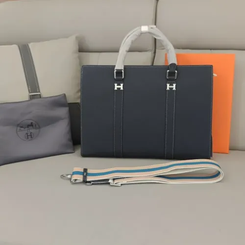 Replica Hermes AAA Man Handbags #1398107 $162.00 USD for Wholesale