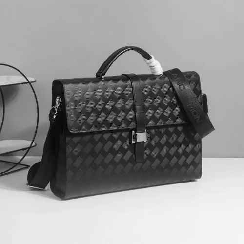 Replica Mont Blanc AAA Man Handbags #1398383 $200.00 USD for Wholesale