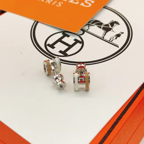 Replica Hermes Earrings For Women #1398421 $32.00 USD for Wholesale