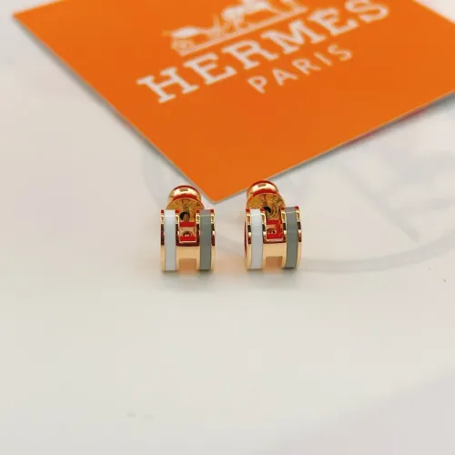 Replica Hermes Earrings For Women #1398429 $32.00 USD for Wholesale