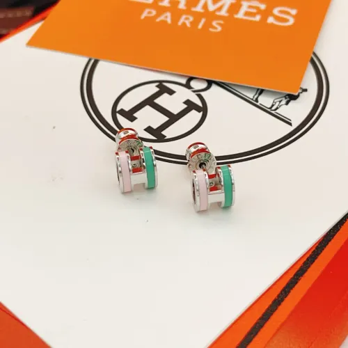 Replica Hermes Earrings For Women #1398437 $32.00 USD for Wholesale