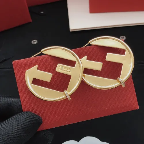 Replica Fendi Earrings For Women #1398661 $32.00 USD for Wholesale