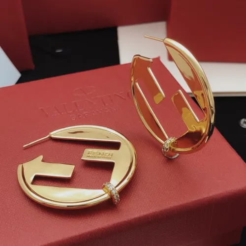 Replica Fendi Earrings For Women #1398661 $32.00 USD for Wholesale