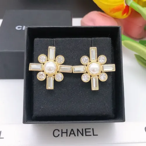 Replica Chanel Earrings For Women #1398738 $25.00 USD for Wholesale