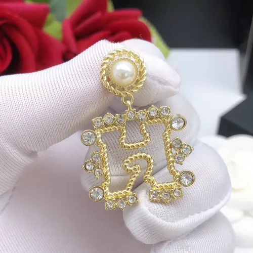 Replica Chanel Earrings For Women #1398797 $25.00 USD for Wholesale
