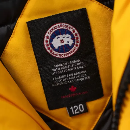 Replica Canada Goose Down Feather Coat Long Sleeved For Kids #1398855 $132.00 USD for Wholesale