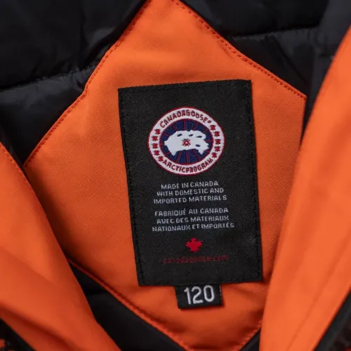 Replica Canada Goose Down Feather Coat Long Sleeved For Kids #1398856 $132.00 USD for Wholesale