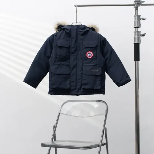 Canada Goose Down Feather Coat Long Sleeved For Kids #1398860