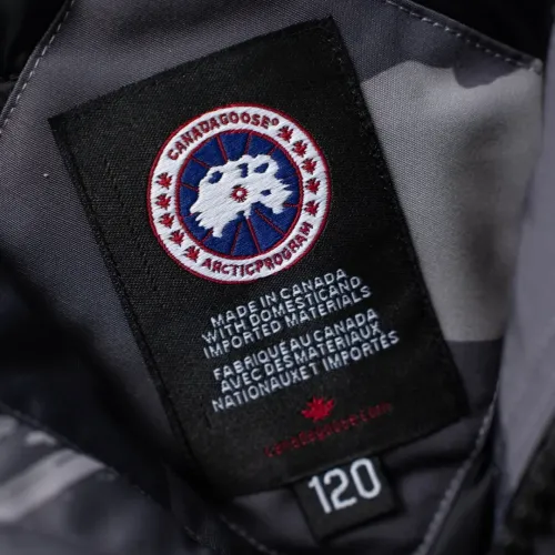 Replica Canada Goose Down Feather Coat Long Sleeved For Kids #1398863 $132.00 USD for Wholesale