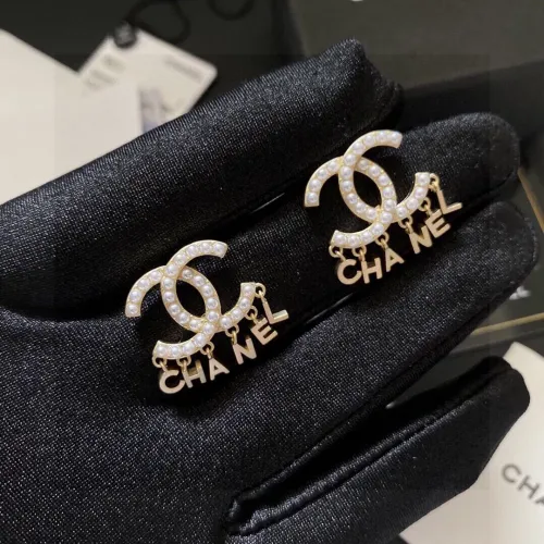 Replica Chanel Earrings For Women #1398937 $25.00 USD for Wholesale