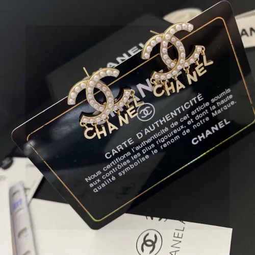 Replica Chanel Earrings For Women #1398937 $25.00 USD for Wholesale