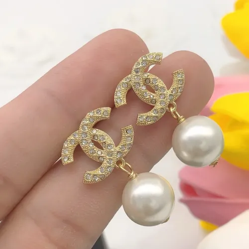 Replica Chanel Earrings For Women #1398949 $25.00 USD for Wholesale