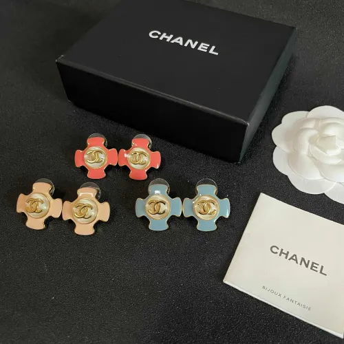 Replica Chanel Earrings For Women #1398959 $32.00 USD for Wholesale