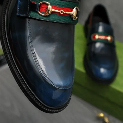 Replica Gucci Oxfords Shoes For Men #1399098 $88.00 USD for Wholesale