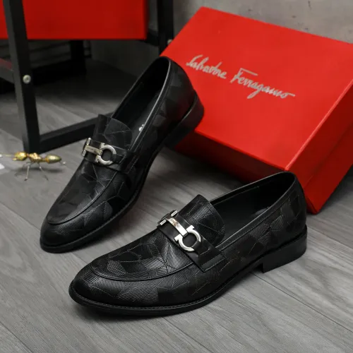 Salvatore Ferragamo Leather Shoes For Men #1399153