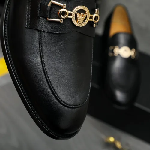 Replica Armani Leather Shoes For Men #1399173 $85.00 USD for Wholesale