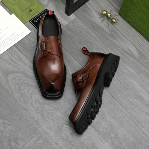 Replica Gucci Oxfords Shoes For Men #1399220 $112.00 USD for Wholesale