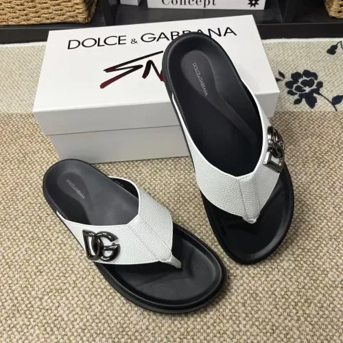 Replica Dolce & Gabbana D&G Slippers For Men #1399453 $60.00 USD for Wholesale