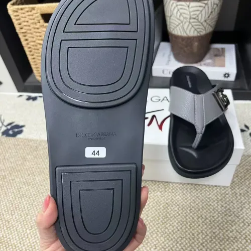 Replica Dolce & Gabbana D&G Slippers For Men #1399457 $60.00 USD for Wholesale