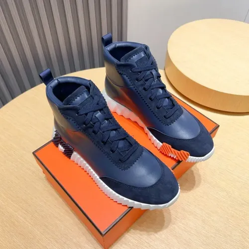 Replica Hermes High Tops Shoes For Men #1399610 $80.00 USD for Wholesale