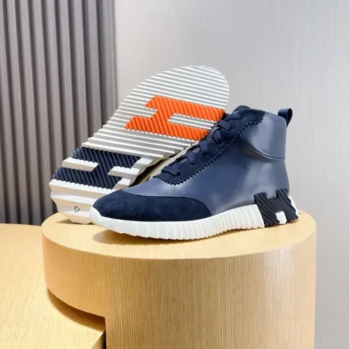 Replica Hermes High Tops Shoes For Men #1399610 $80.00 USD for Wholesale