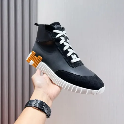 Replica Hermes High Tops Shoes For Men #1399611 $80.00 USD for Wholesale