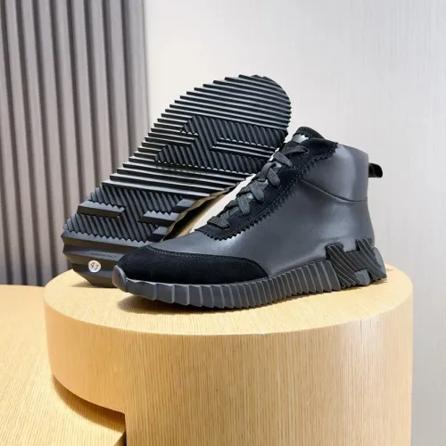 Replica Hermes High Tops Shoes For Men #1399612 $80.00 USD for Wholesale
