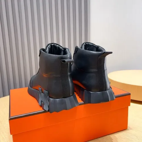 Replica Hermes High Tops Shoes For Men #1399612 $80.00 USD for Wholesale