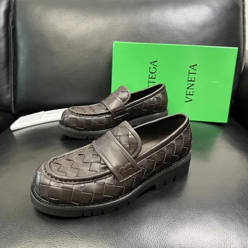 Replica Bottega Veneta BV Leather Shoes For Women #1399618 $135.00 USD for Wholesale