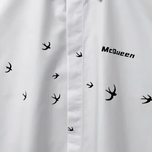 Replica Alexander McQueen Shirts Long Sleeved For Men #1399631 $64.00 USD for Wholesale