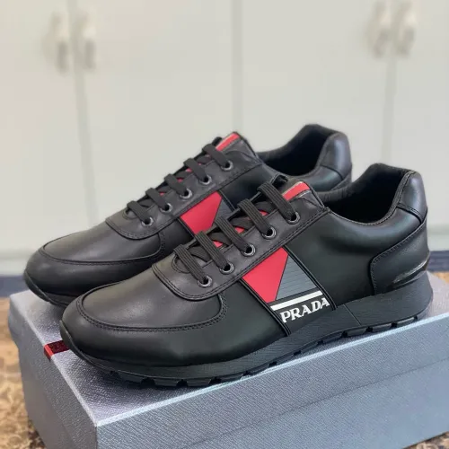 Replica Prada Casual Shoes For Men #1399693 $92.00 USD for Wholesale