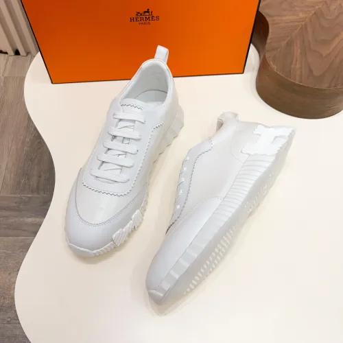 Replica Hermes Casual Shoes For Men #1399733 $128.00 USD for Wholesale