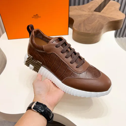 Replica Hermes Casual Shoes For Men #1399734 $128.00 USD for Wholesale