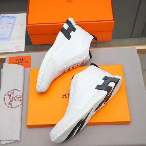 Replica Hermes High Tops Shoes For Men #1399739 $88.00 USD for Wholesale
