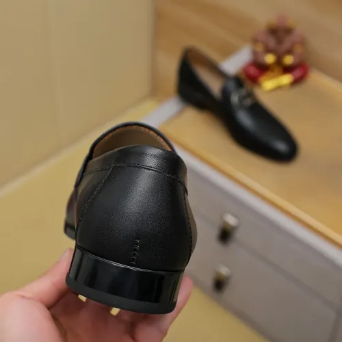 Replica Salvatore Ferragamo Leather Shoes For Men #1399795 $108.00 USD for Wholesale