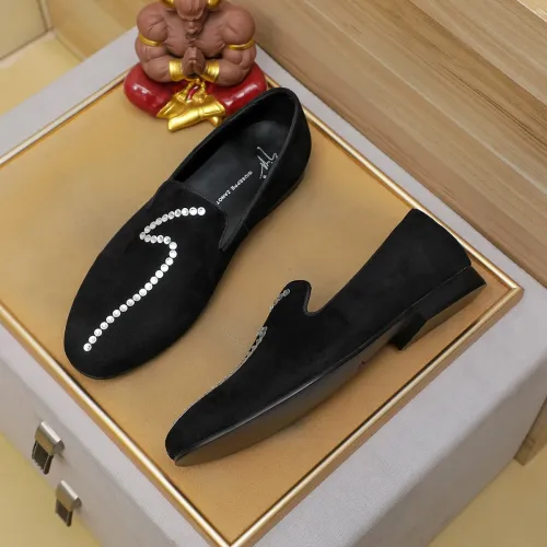 Replica Giuseppe Zanotti GZ Leather Shoes For Men #1399801 $82.00 USD for Wholesale