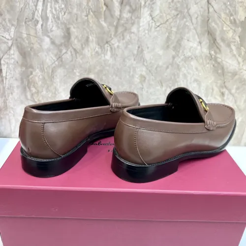 Replica Salvatore Ferragamo Leather Shoes For Men #1399987 $105.00 USD for Wholesale