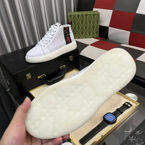 Replica Gucci High Tops Shoes For Men #1400085 $85.00 USD for Wholesale