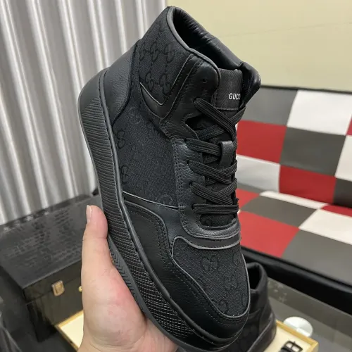 Replica Gucci High Tops Shoes For Men #1400091 $85.00 USD for Wholesale