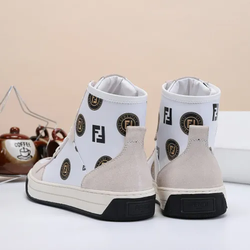 Replica Fendi High Tops Casual Shoes For Men #1400170 $80.00 USD for Wholesale