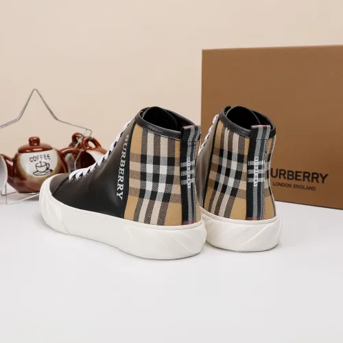 Replica Burberry High Tops Shoes For Men #1400174 $80.00 USD for Wholesale