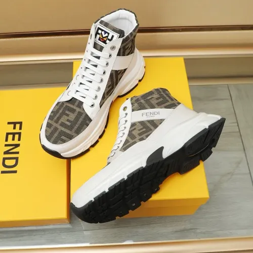 Replica Fendi High Tops Casual Shoes For Men #1400177 $98.00 USD for Wholesale