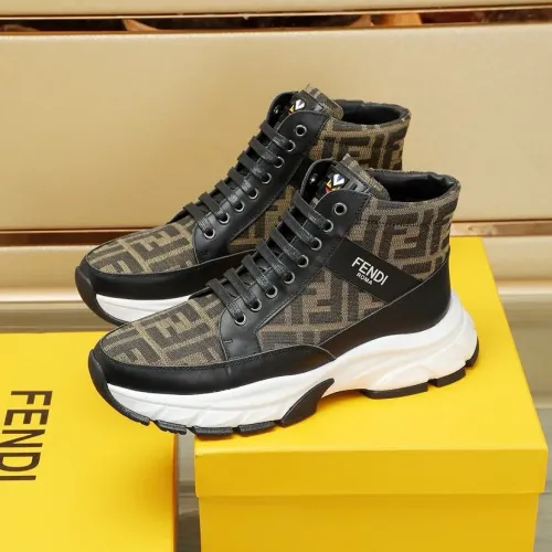 Fendi High Tops Casual Shoes For Men #1400179