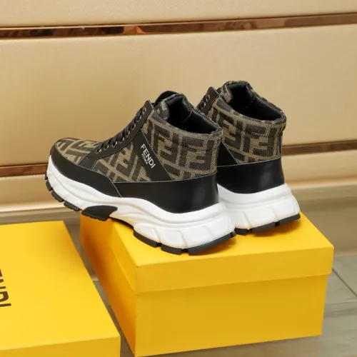 Replica Fendi High Tops Casual Shoes For Men #1400179 $98.00 USD for Wholesale