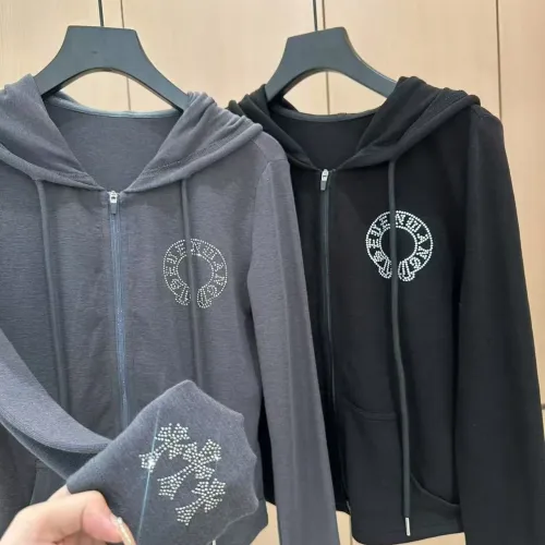 Replica Chrome Hearts Tracksuits Long Sleeved For Women #1400431 $102.00 USD for Wholesale