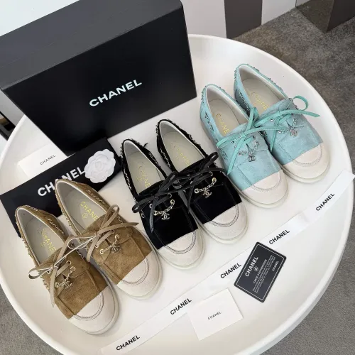 Replica Chanel Flat Shoes For Women #1400634 $98.00 USD for Wholesale
