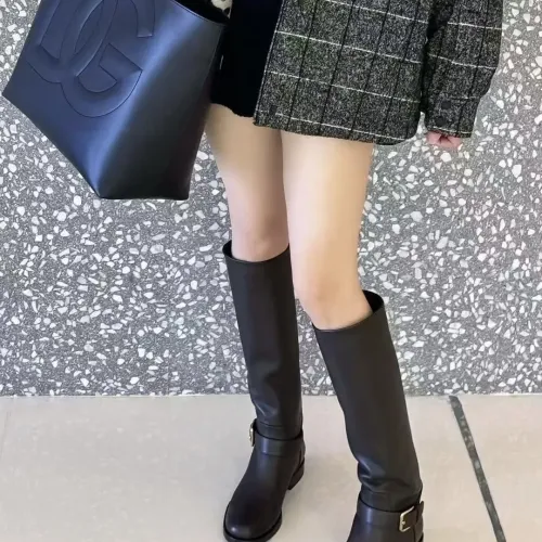 Replica Dolce & Gabbana D&G Boots For Women #1400744 $170.00 USD for Wholesale