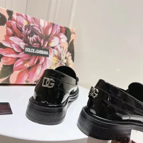 Replica Dolce & Gabbana D&G Leather Shoes For Women #1400759 $122.00 USD for Wholesale