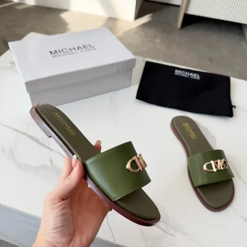 Replica Michael Kors Slippers For Women #1400789 $82.00 USD for Wholesale